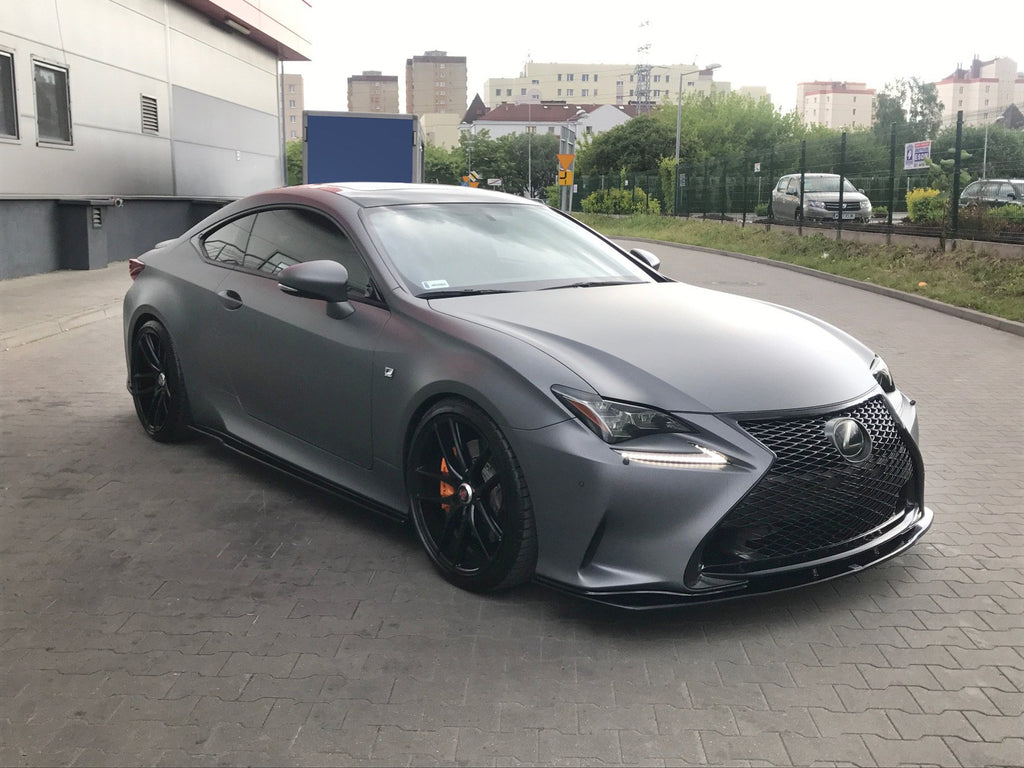 Maxton Design Seitenschweller Ansatz für Lexus Rc Carbon Look
