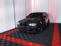Maxton Design Street+ Seitenschweller Leisten passend für BMW 1er E81 / E87 Facelift schwarz Hochglanz