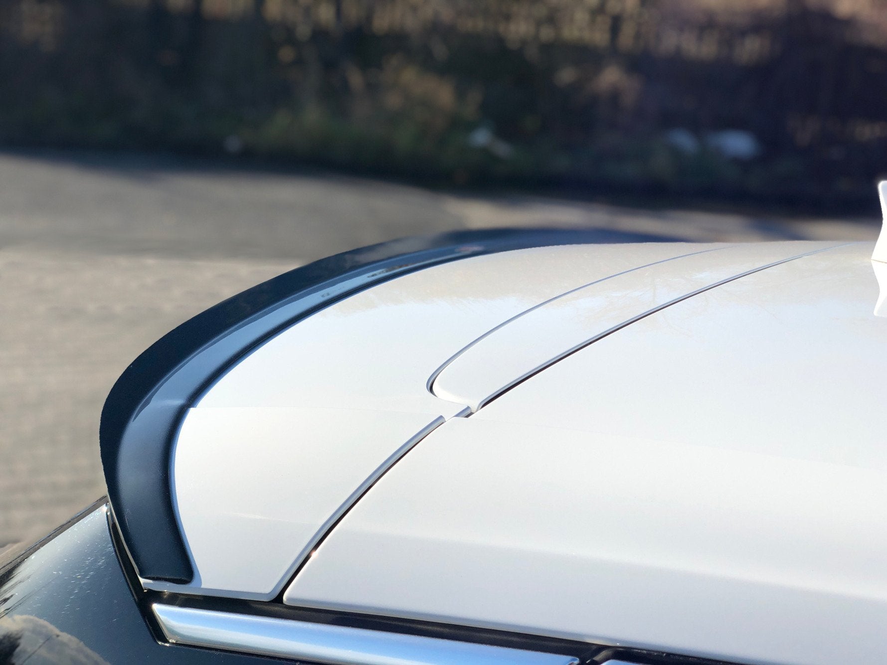 Maxton Design Spoiler CAP passend für OPEL ASTRA K OPC-LINE schwarz Hochglanz