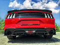 Maxton Design Diffusor Heck Ansatz passend für Ford Mustang Mk. 6 Facelift schwarz Hochglanz