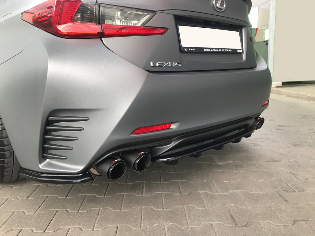 Maxton Design Mittlerer Diffusor Heck Ansatz für im DTM LOOK Lexus Rc Carbon Look