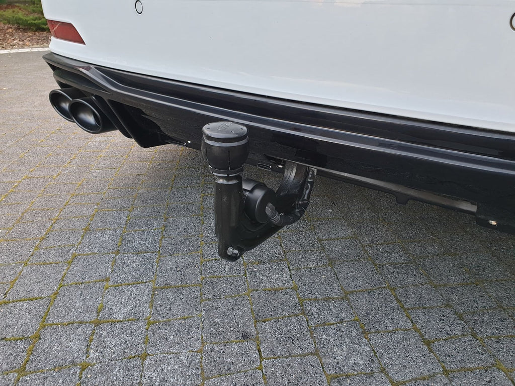 Maxton Design Diffusor Heck Ansatz + Endrohre passend für Audi A6 S-Line / S6 C8 / C8 Facelift