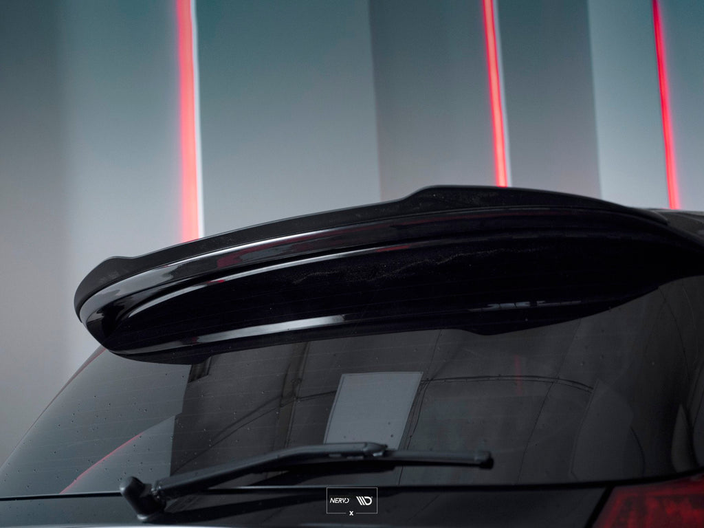 Maxton Design Spoiler CAP passend für BMW 1er E81/ E87 FACELIFT (AERO SPOILER) schwarz Hochglanz
