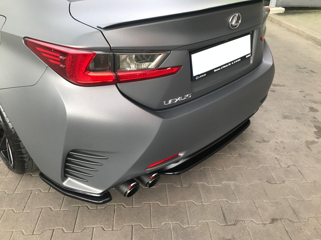 Maxton Design Heckansatz Lexus Rc Mk1 schwarz Hochglanz für Lexus RC Mk1