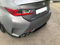 Maxton Design Heckansatz Lexus Rc Mk1 schwarz Hochglanz für Lexus RC Mk1