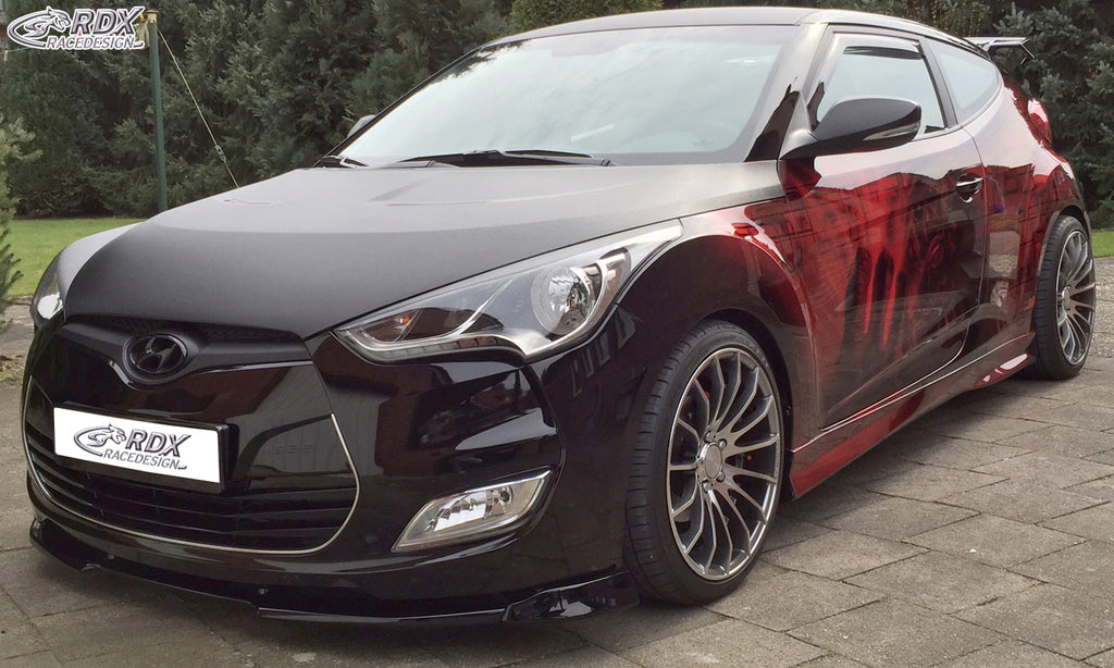 RDX Frontspoilerlippe VARIO-X für HYUNDAI Veloster Frontlippe Front Ansatz Vorne Spoilerlippe