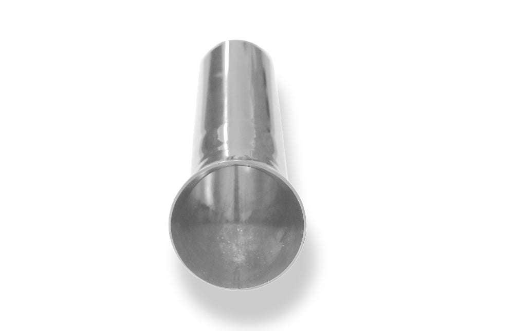 Fox Anschweißendrohr Typ 18 Ø 63 mm / Länge: 300 mm - rund / uneingerollt / FOX-Design / ohne Absorber