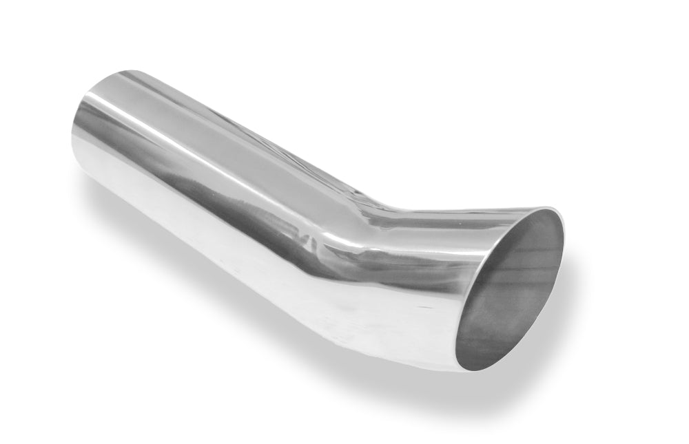 FoxAnschweißendrohr Typ 18 Ø 76 mm / Länge: 300 mm  - rund / uneingerollt / FOX-Design / ohne Absorber