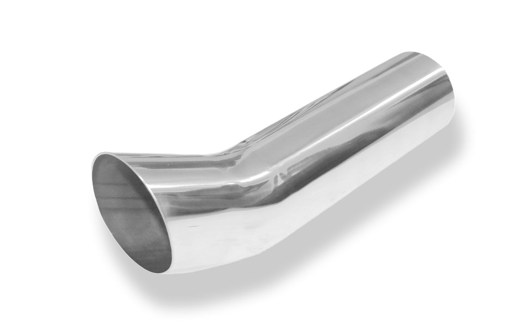 FoxAnschweißendrohr Typ 18 Ø 76 mm / Länge: 300 mm  - rund / uneingerollt / FOX-Design / ohne Absorber