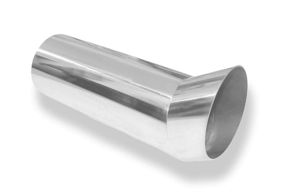 FoxAnschweißendrohr Typ 18 Ø 90 mm / Länge: 300 mm - rund / uneingerollt / FOX-Design / ohne Absorber