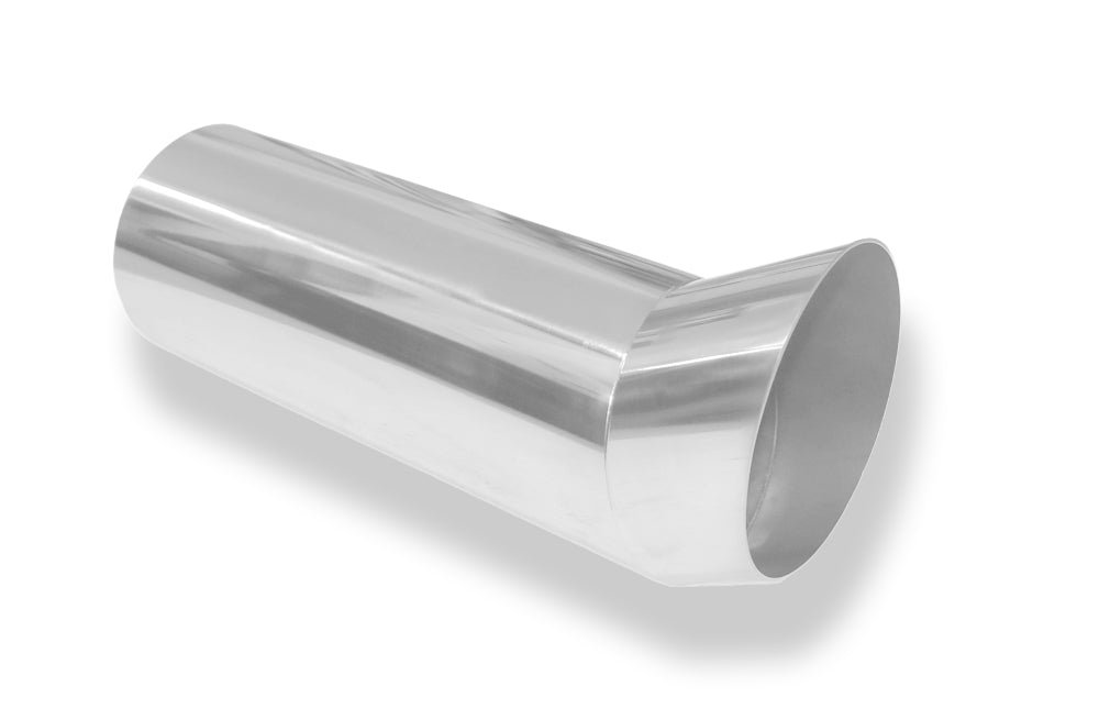 FoxAnschweißendrohr Typ 18 Ø 100 mm / Länge: 300 mm - rund / uneingerollt / FOX-Design / ohne Absorber