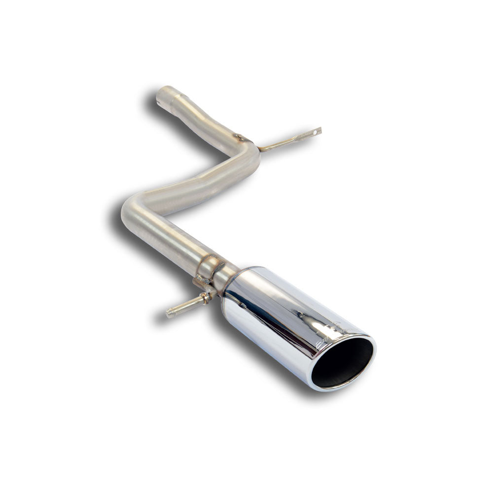 Supersprint Hinteres Rohr Links O100 für AUDI A6 C6 Typ 4F Allroad '06 - '12 (2004–2011)