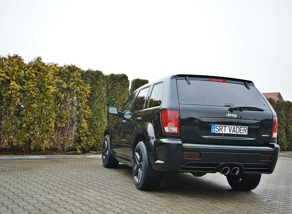 Maxton Design Spoiler CAP passend für JEEP GRAND CHEROKEE WK STR8 schwarz Hochglanz