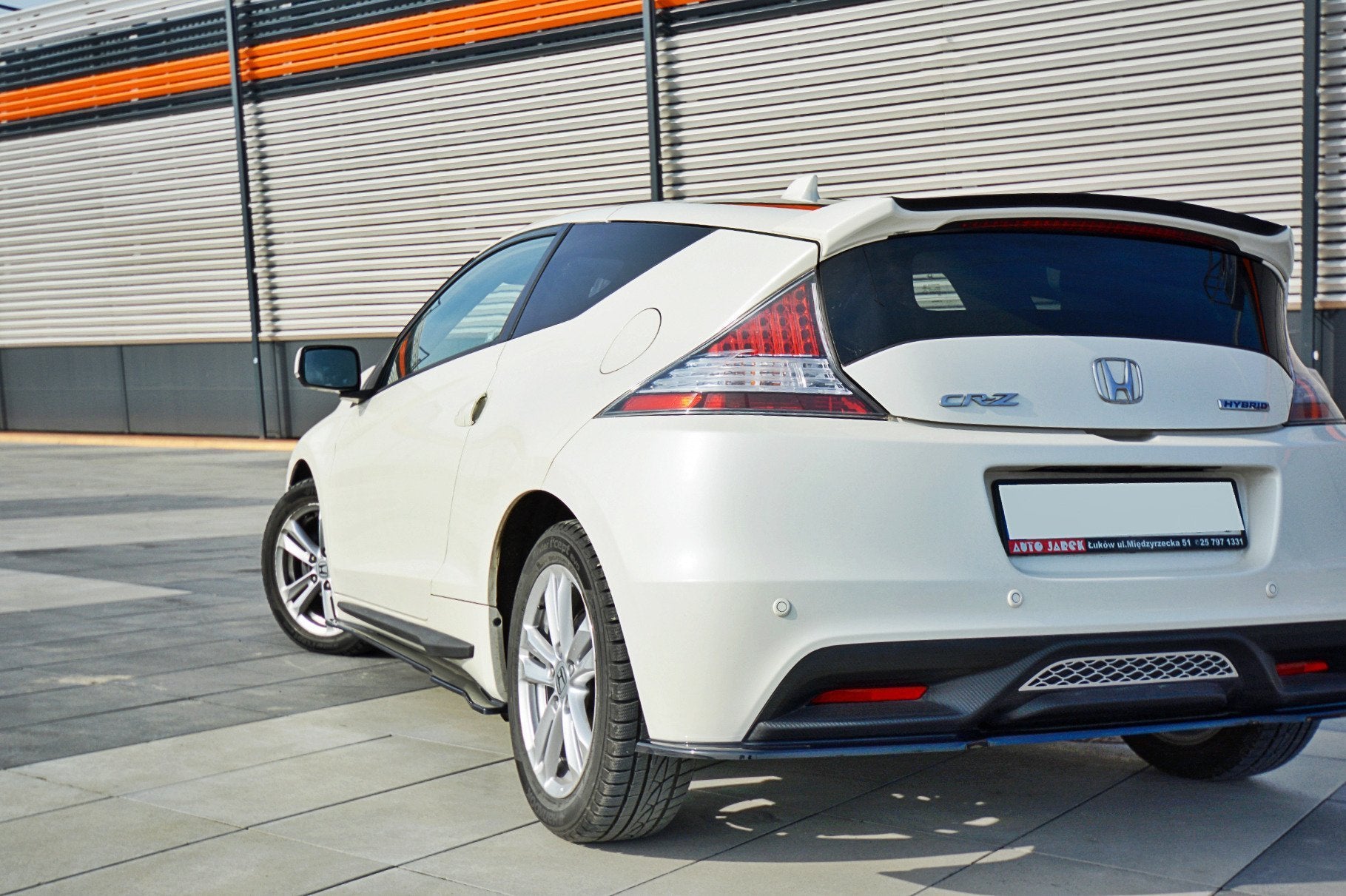 Maxton Design Spoiler CAP passend für HONDA CR-Z schwarz Hochglanz