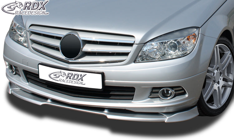 RDX Frontspoilerlippe VARIO-X für MERCEDES C-Klasse W204 -2011 Frontlippe Front Ansatz Vorne Spoilerlippe