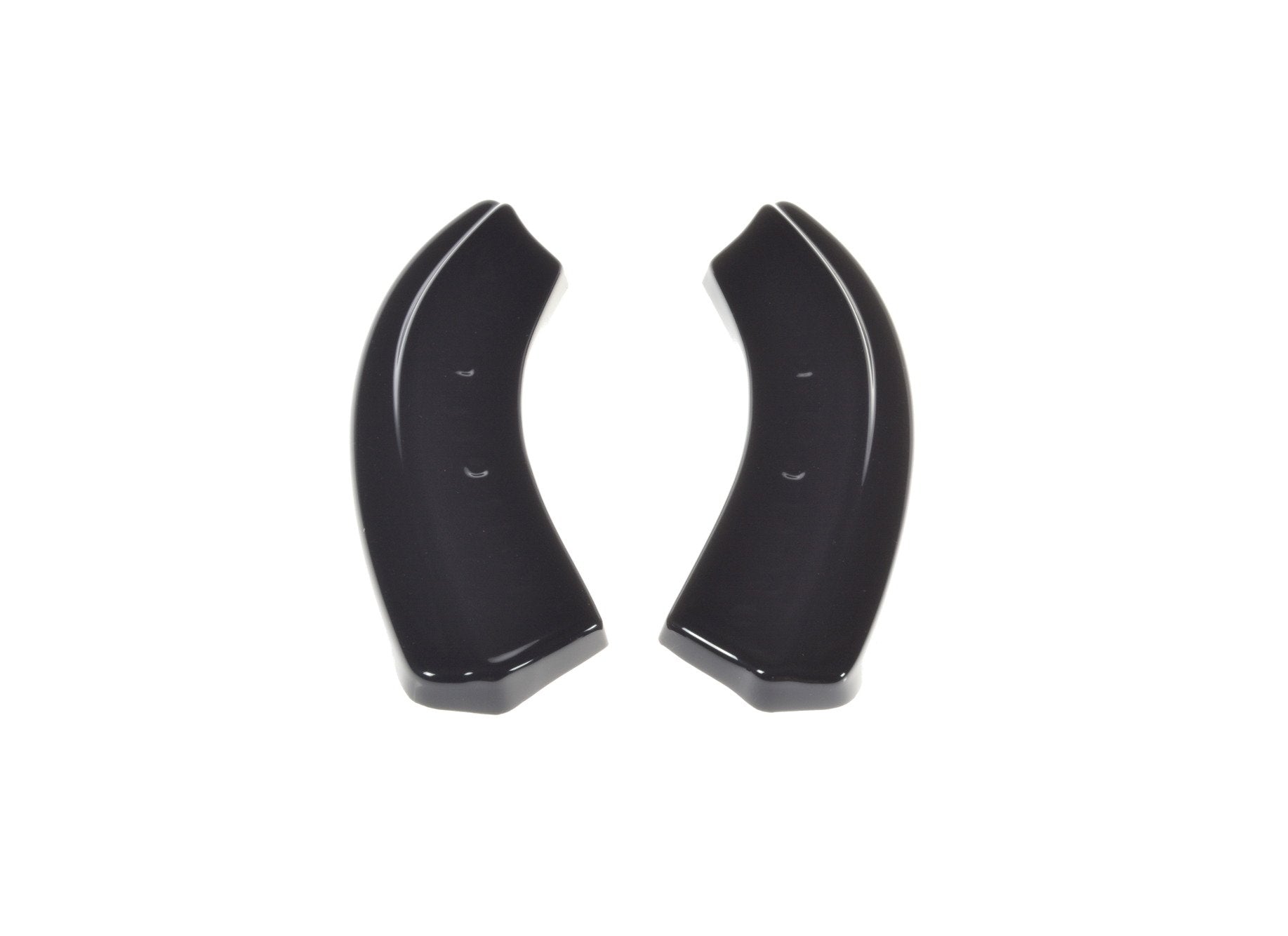 Maxton Design Heck Ansatz Flaps Diffusor passend für Ford Fiesta ST Mk6 schwarz Hochglanz