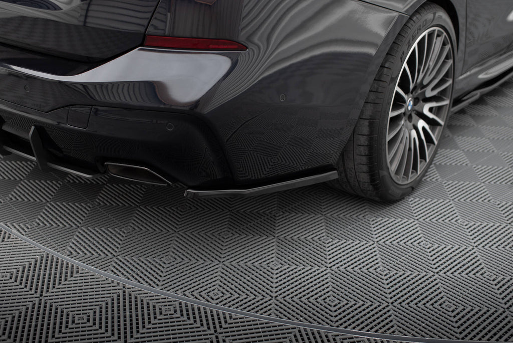 Maxton Design Heck Ansatz Flaps Diffusor passend für BMW 6er GT G32 M-Paket schwarz Hochglanz