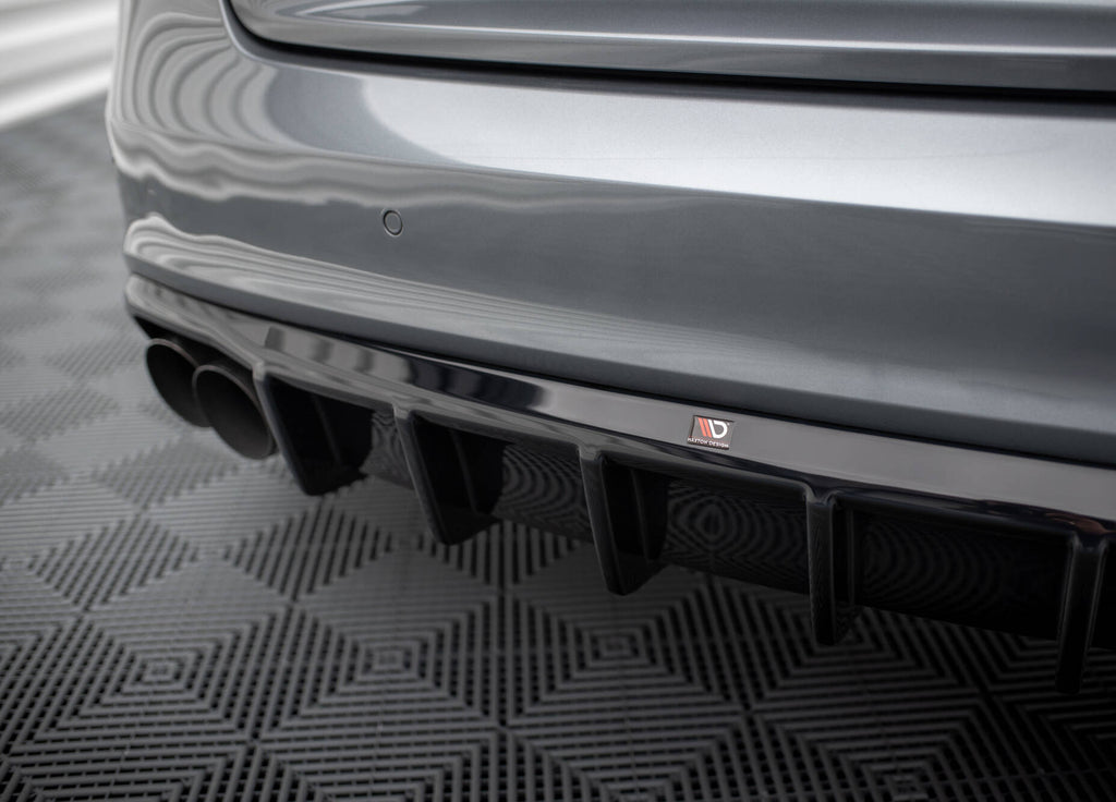 Maxton Design Diffusor Heck Ansatz passend für Audi S5 / A5 S-Line 8T Facelift