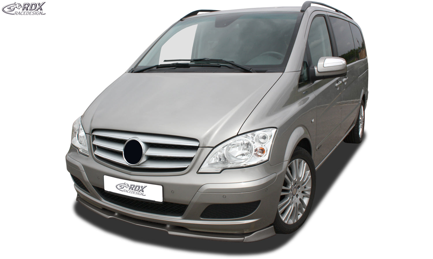 RDX Frontspoilerlippe VARIO-X für MERCEDES Viano W639 / V639 (2010+) Frontlippe Front Ansatz Vorne Spoilerlippe