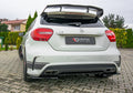 Maxton Design Spoiler CAP für Mercedes A45 AMG W176 schwarz Hochglanz