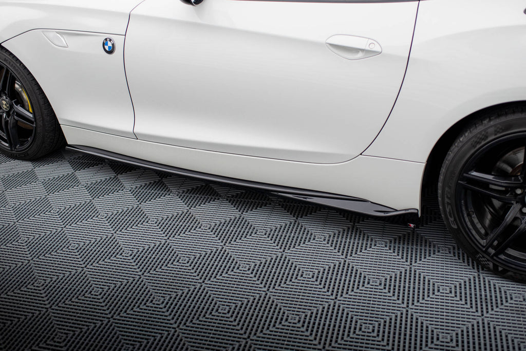 Maxton Design Street+ Seitenschweller Leisten passend für BMW Z4 E89 schwarz Hochglanz
