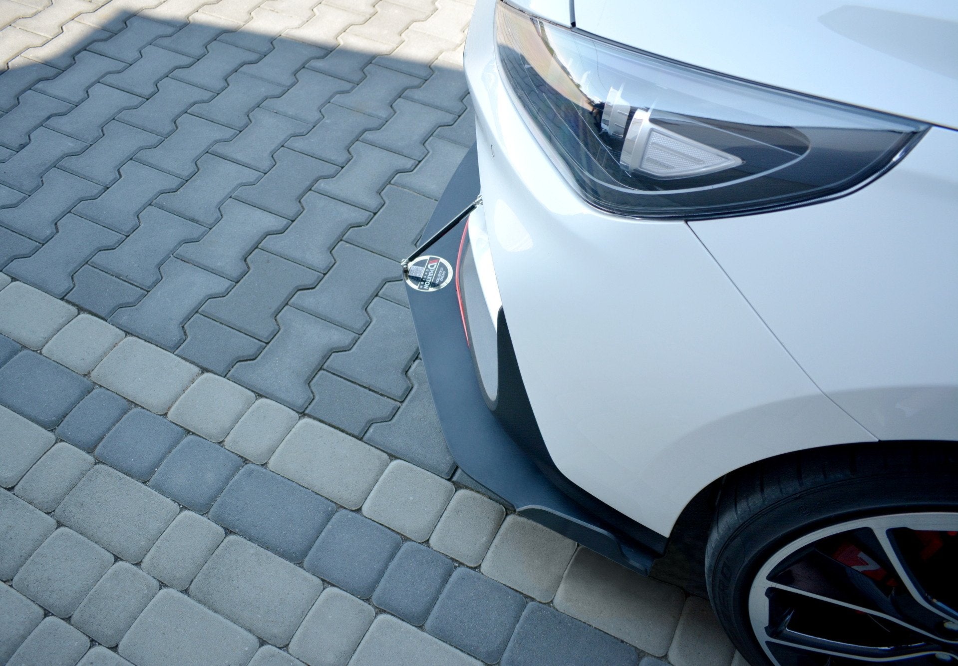 Maxton Design Racing Street+ Spoilerlippe Front Ansatz passend für HYUNDAI I30 Mk3 N