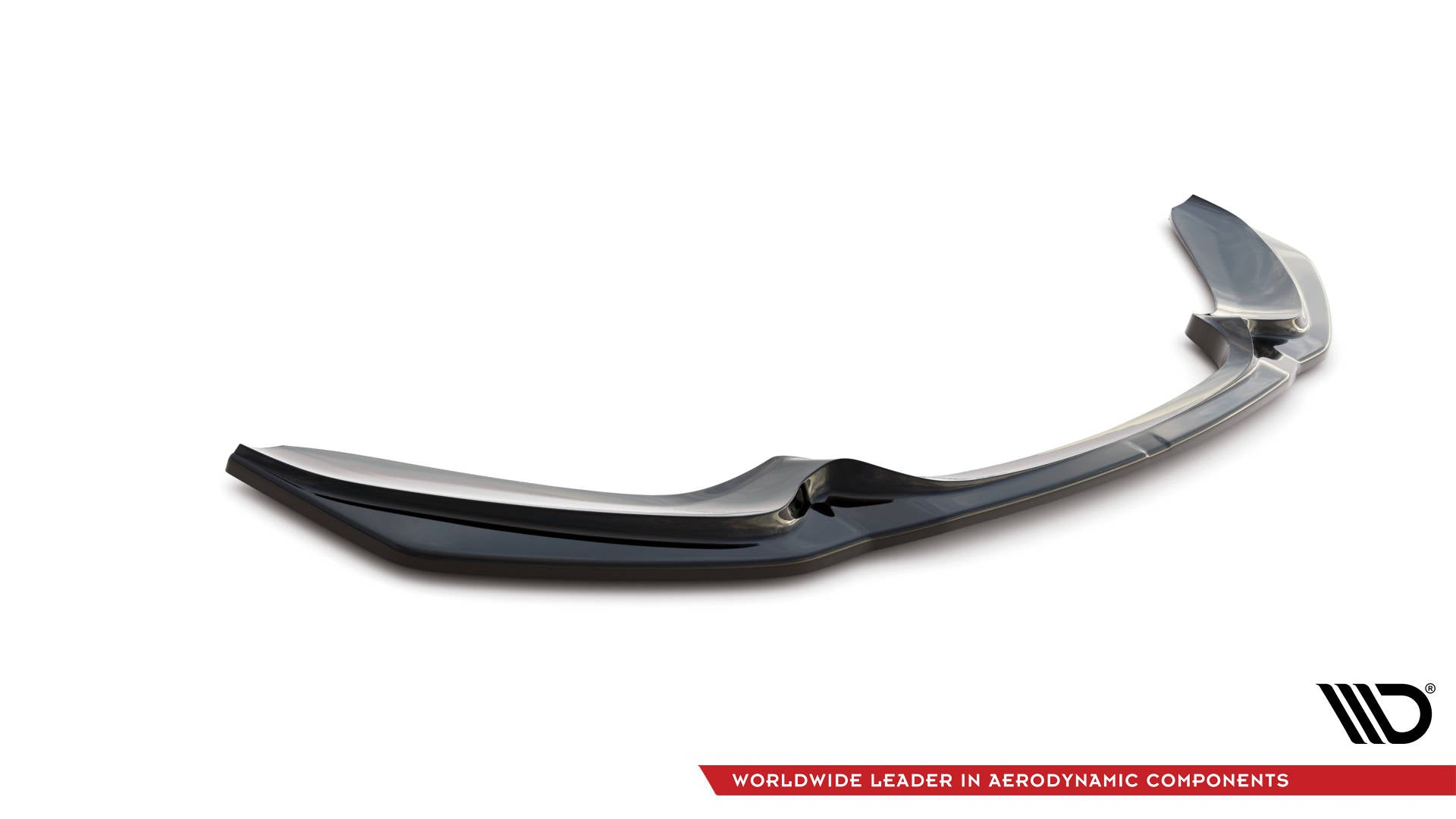 Maxton Design Street+ Spoilerlippe Front Ansatz V.3 passend für BMW 1er F20/F21 M-Power schwarz Hochglanz