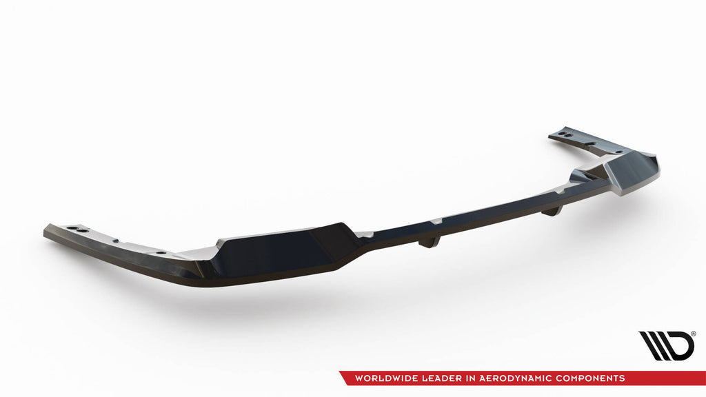 Maxton Design Street+ Mittlerer Diffusor RACE passend für BMW iX3 M-Paket G08 Facelift schwarz Hochglanz