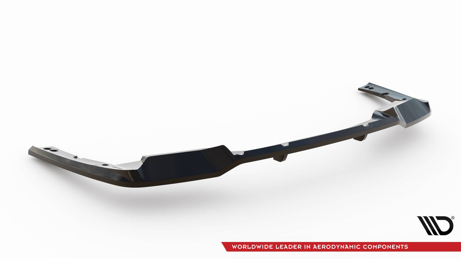 Maxton Design Street+ Mittlerer Diffusor RACE passend für BMW iX3 M-Paket G08 Facelift schwarz Hochglanz