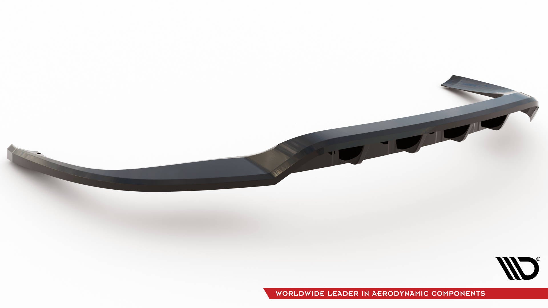 Maxton Design Street+ Mittlerer Diffusor RACE passend für Porsche Panamera GTS Sport Turismo 971 Facelift schwarz Hochglanz