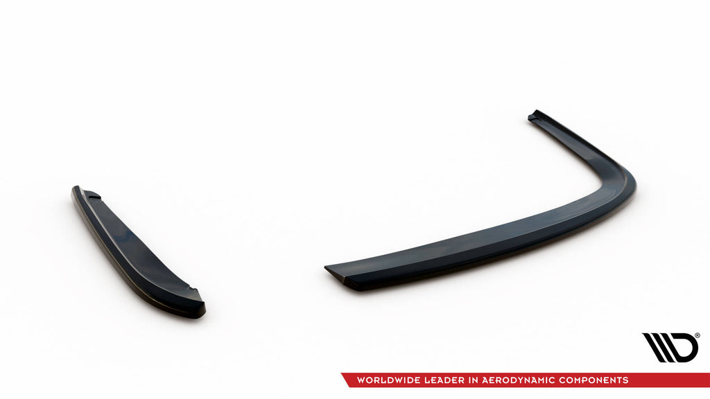 Maxton Design Heck Ansatz Flaps Diffusor V.3 passend für Seat Leon FR Sportstourer Mk3 schwarz Hochglanz