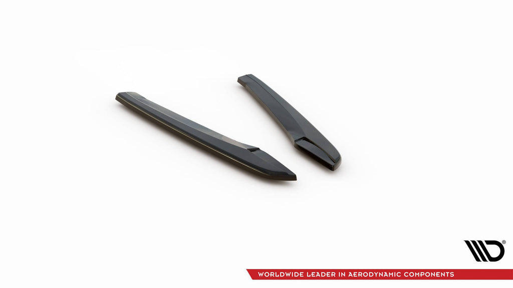 Maxton Design Heck Ansatz Flaps Diffusor V.2 passend für Seat Leon Cupra Mk3 FL Sportstourer schwarz Hochglanz