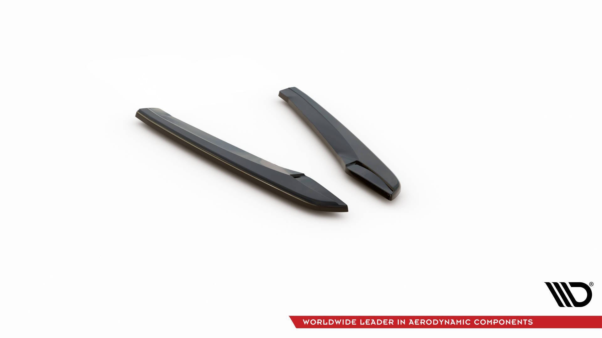Maxton Design Heck Ansatz Flaps Diffusor V.2 passend für Seat Leon Cupra Mk3 FL Sportstourer schwarz Hochglanz