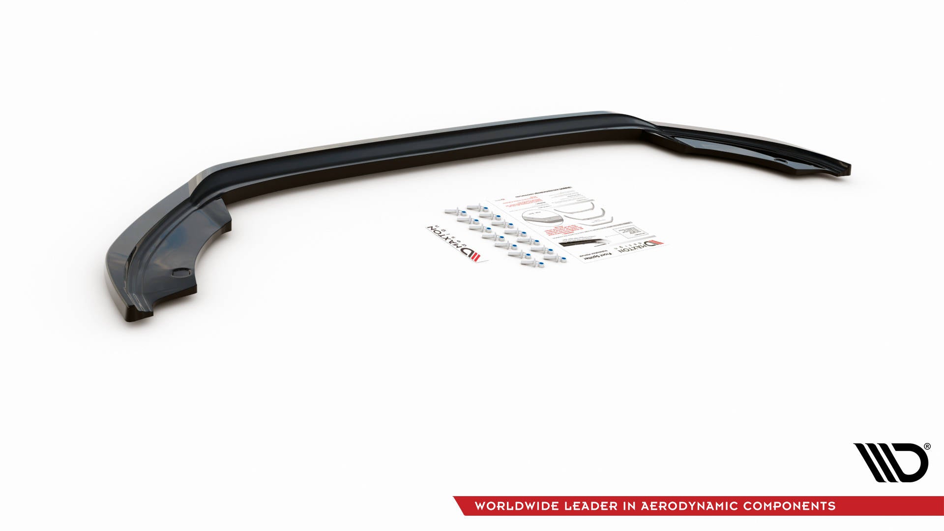 Maxton Design Street+ Spoilerlippe Front Ansatz V.3 passend für Seat Ibiza FR/ Standard Mk5 schwarz Hochglanz