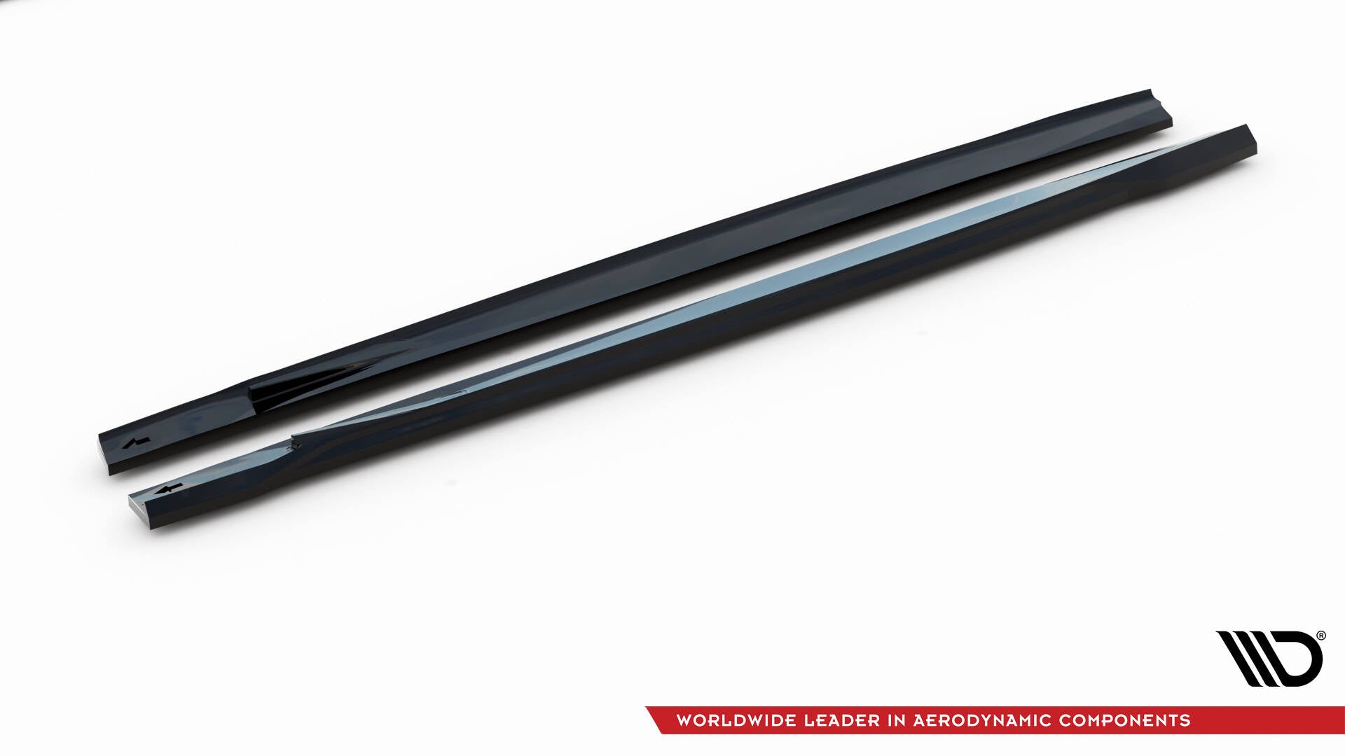 Maxton Design Street+ Seitenschweller Leisten passend für V.1 passend für BMW X6 M-Paket G06 Facelift schwarz Hochglanz