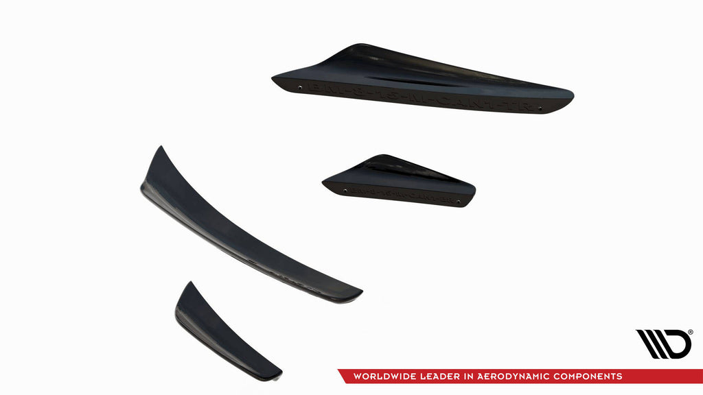 Maxton Design Stoßstangen Flaps Wings vorne Canards passend für BMW M8 Gran Coupe F93 / Coupe F92
