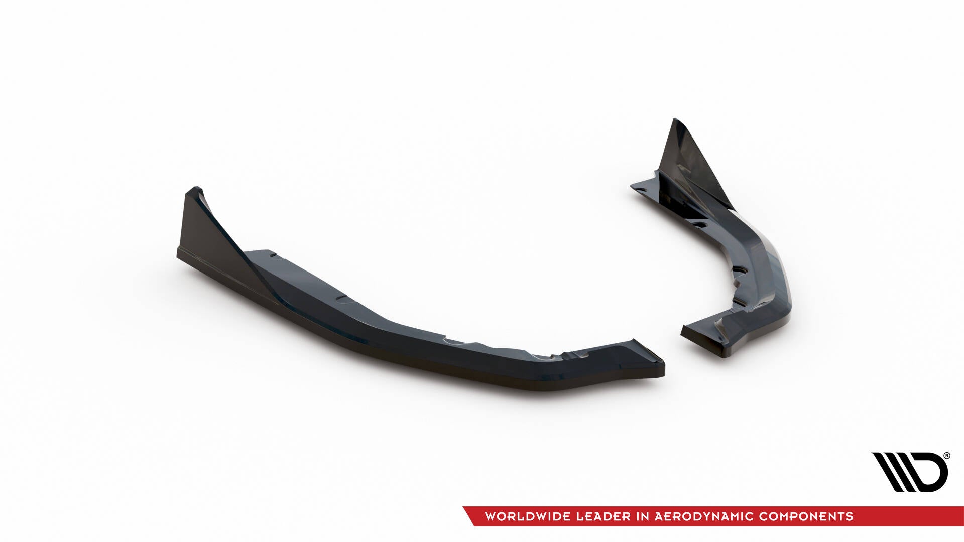 Maxton Design Heck Ansatz Flaps Diffusor V.3 passend für CSL Look BMW M4 G82 / G82 Facelift schwarz Hochglanz