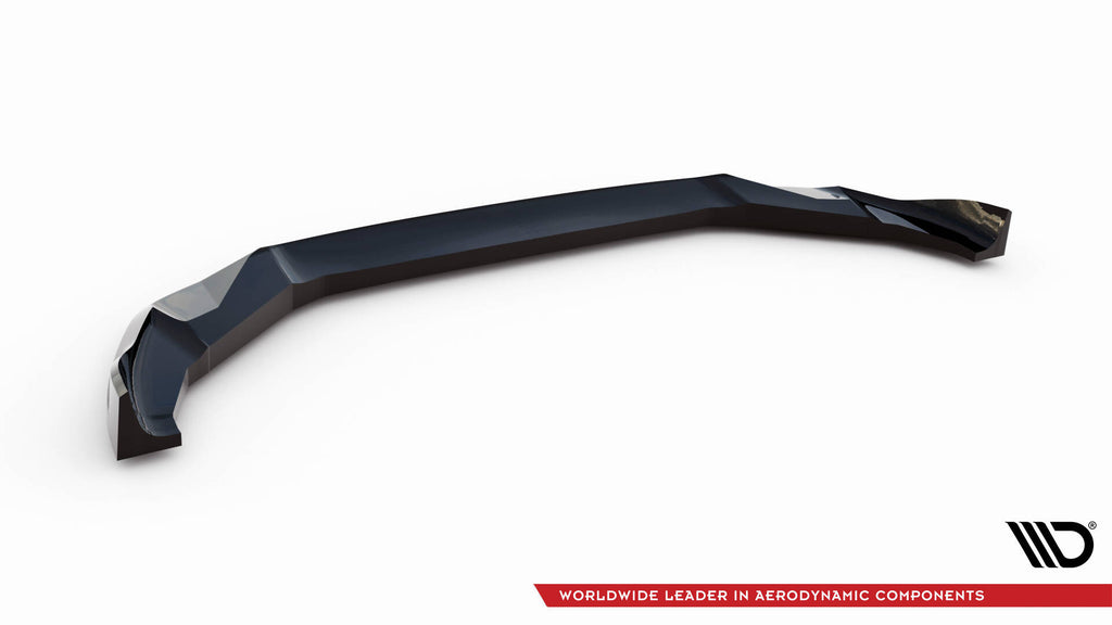 Maxton Design Street+ Spoilerlippe Front Ansatz V.2 passend für BMW X3 M F97 Facelift schwarz Hochglanz