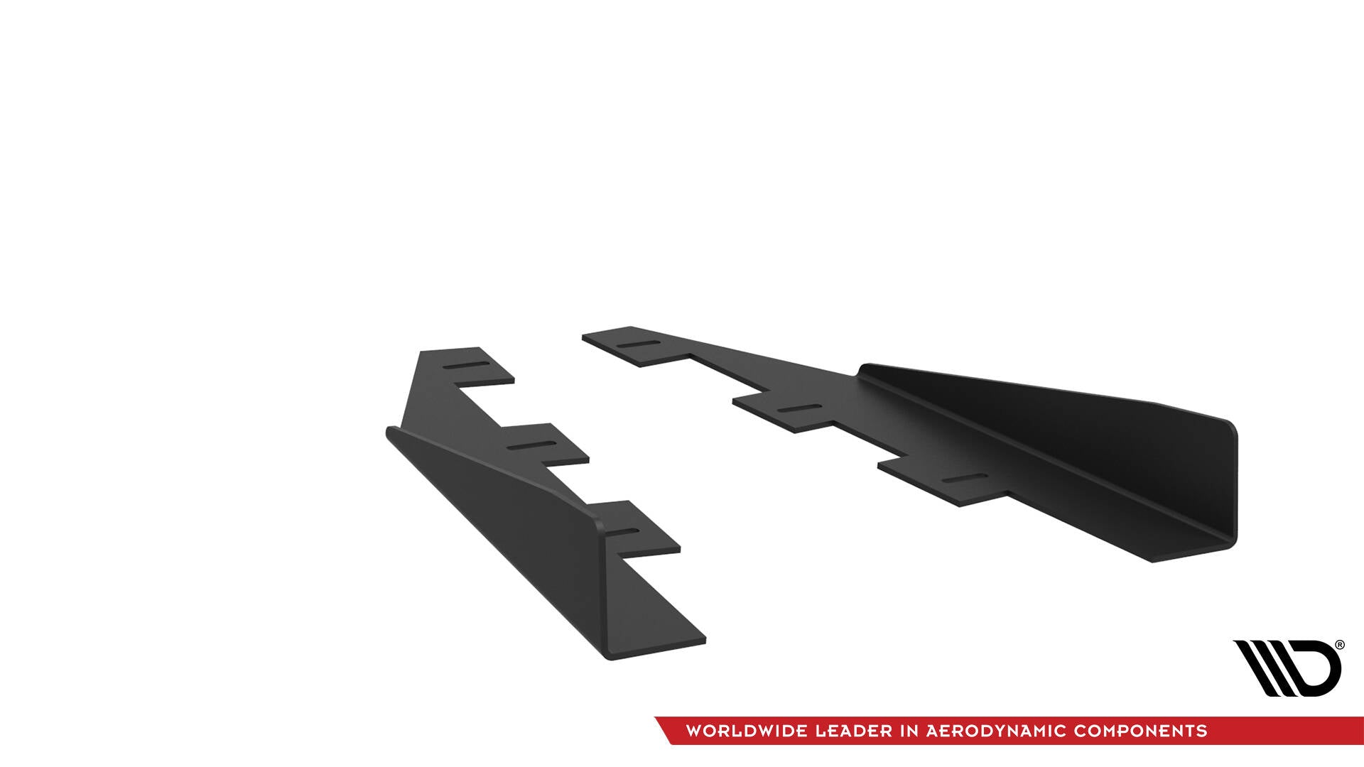Maxton Design Hintere Seiten Flaps passend für Kia Proceed GT Mk1 Facelift schwarz Hochglanz