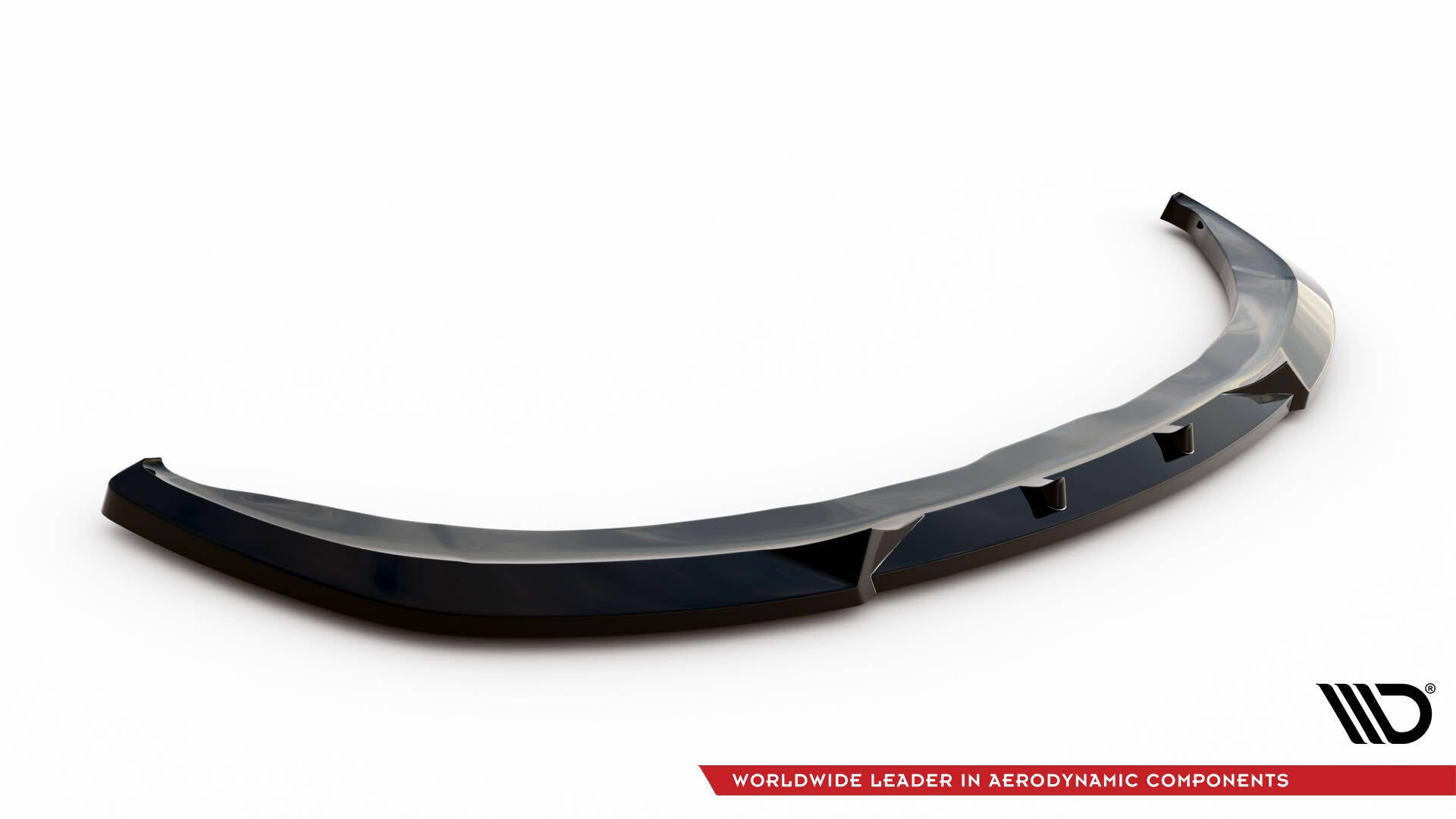 Maxton Design Street+ Spoilerlippe Front Ansatz passend für Toyota Yaris T-Sport Mk1 Facelift schwarz Hochglanz