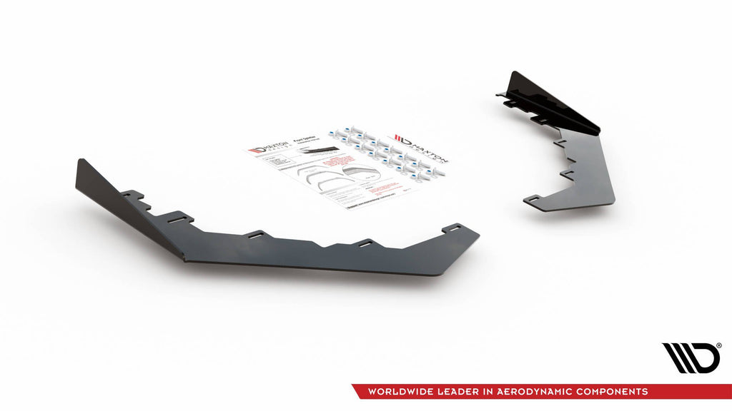 Maxton Design Flaps Toyota GR Yaris Mk4 schwarz Hochglanz für Toyota GR Yaris Mk4