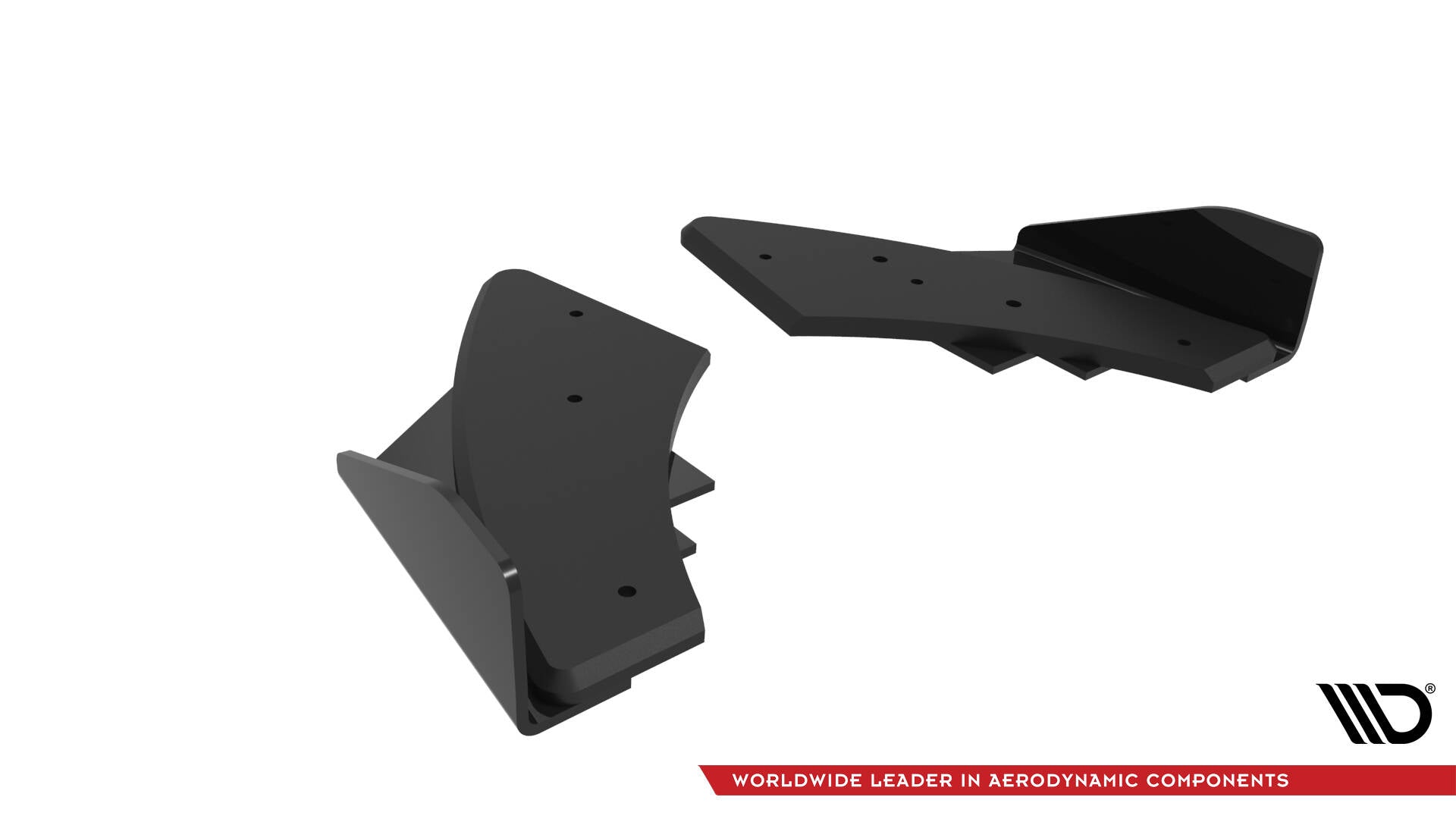 Maxton Design Street Pro Heck Ansatz Flaps Diffusor + Flaps passend für Audi S3 Sportback 8Y Facelift schwarz Hochglanz