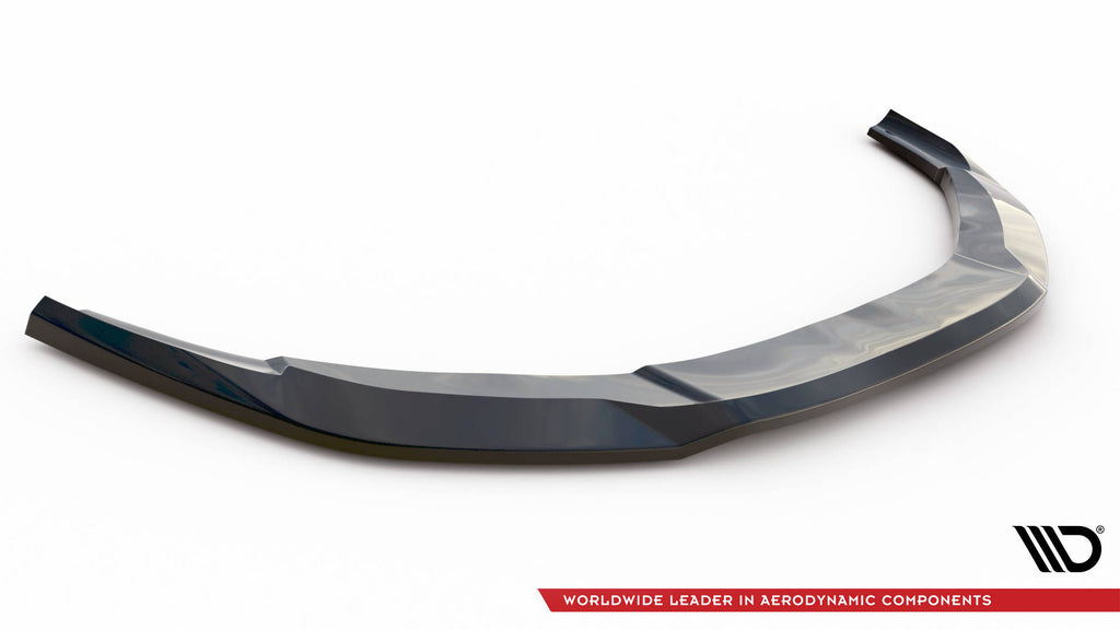 Maxton Design Street+ Spoilerlippe Front Ansatz V.1 passend für Audi S8 D4 schwarz Hochglanz