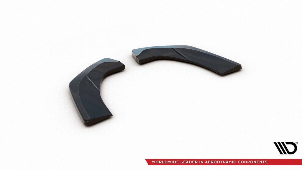 Maxton Design Heck Ansatz Flaps Diffusor passend für Hyundai I30 N Mk3 Fastback schwarz Hochglanz