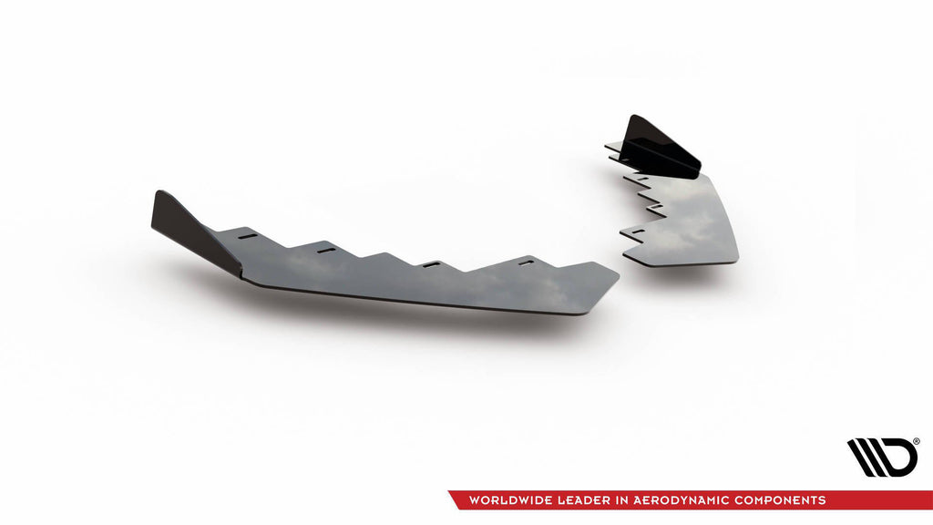Maxton Design Flaps BMW 1er F20 M-Paket Facelift / M140i schwarz Hochglanz für BMW 1er F20- F21 FL