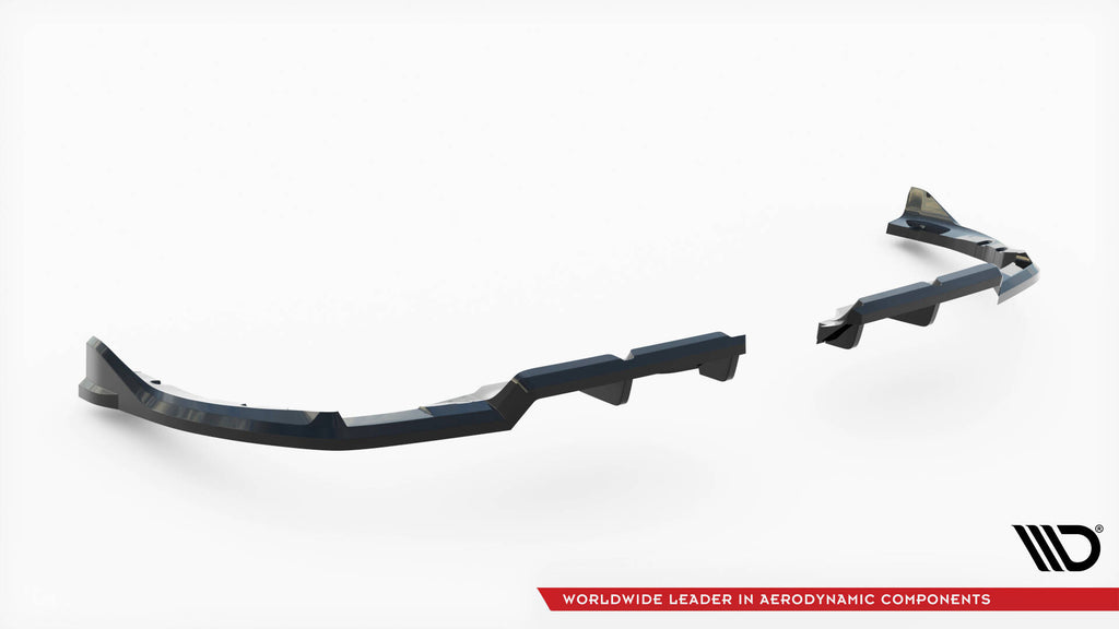 Maxton Design Street+ Mittlerer Diffusor RACE passend für BMW XM G09 schwarz Hochglanz