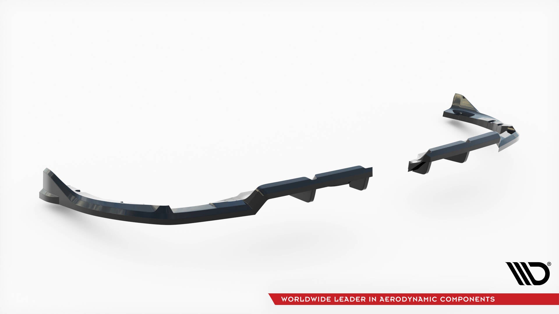 Maxton Design Street+ Mittlerer Diffusor RACE passend für BMW XM G09 schwarz Hochglanz