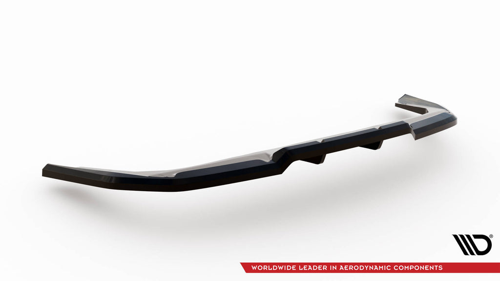 Maxton Design Street+ Mittlerer Diffusor RACE passend für BMW X1 M-Paket U11 schwarz Hochglanz
