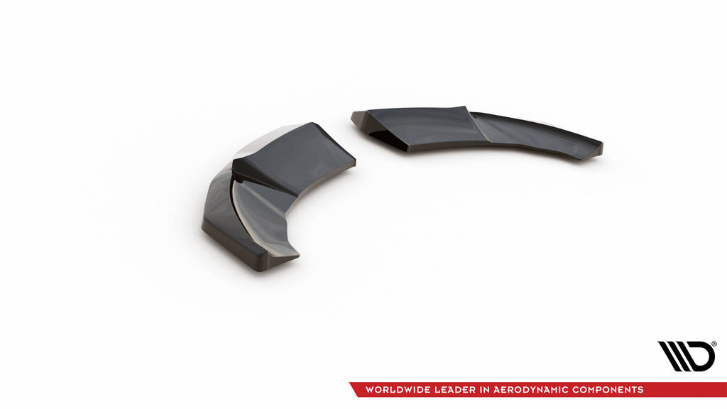 Maxton Design Heck Ansatz Flaps Diffusor V.1 passend für Audi TT S-Line 8S schwarz Hochglanz
