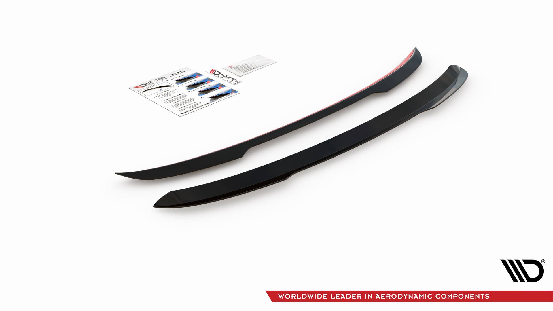 Maxton Design Spoiler CAP passend für Renault Clio Mk5 schwarz Hochglanz